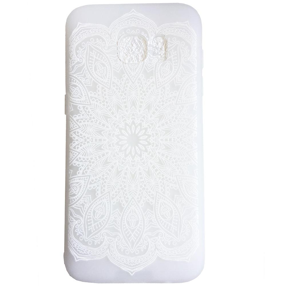 Husa de protectie pentru Samsung Galaxy S8 Plus, 3D Relief, Non-Figurative White, Silicon