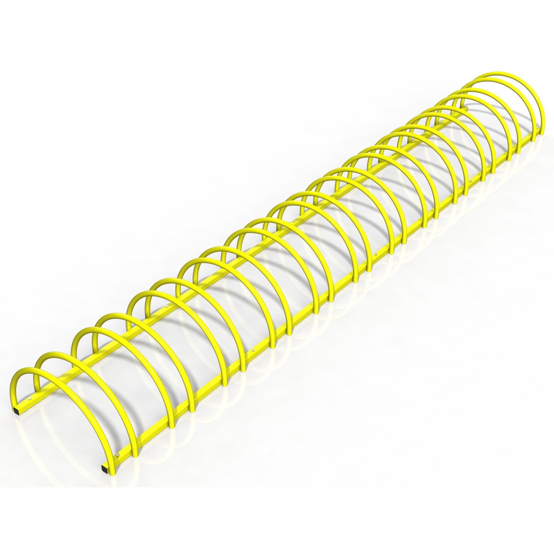 Suport stradal bicicleta cu 12 sloturi -model 0022-12 Galben