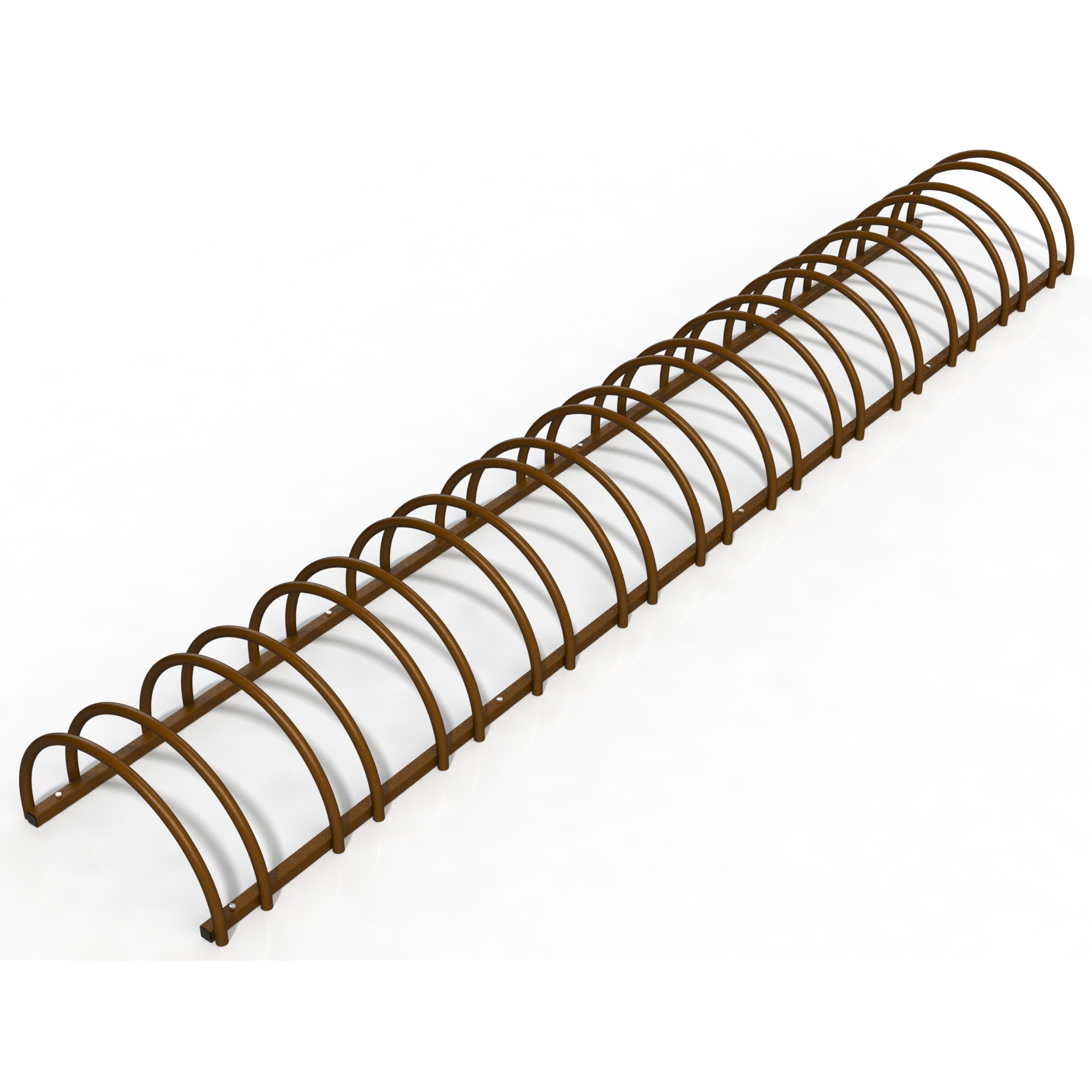 Suport stradal bicicleta cu 12 sloturi -model 0022-12 Maro