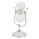 Clepsidra decorativa Jormftte, 30 minute, model european, argintie, material solid