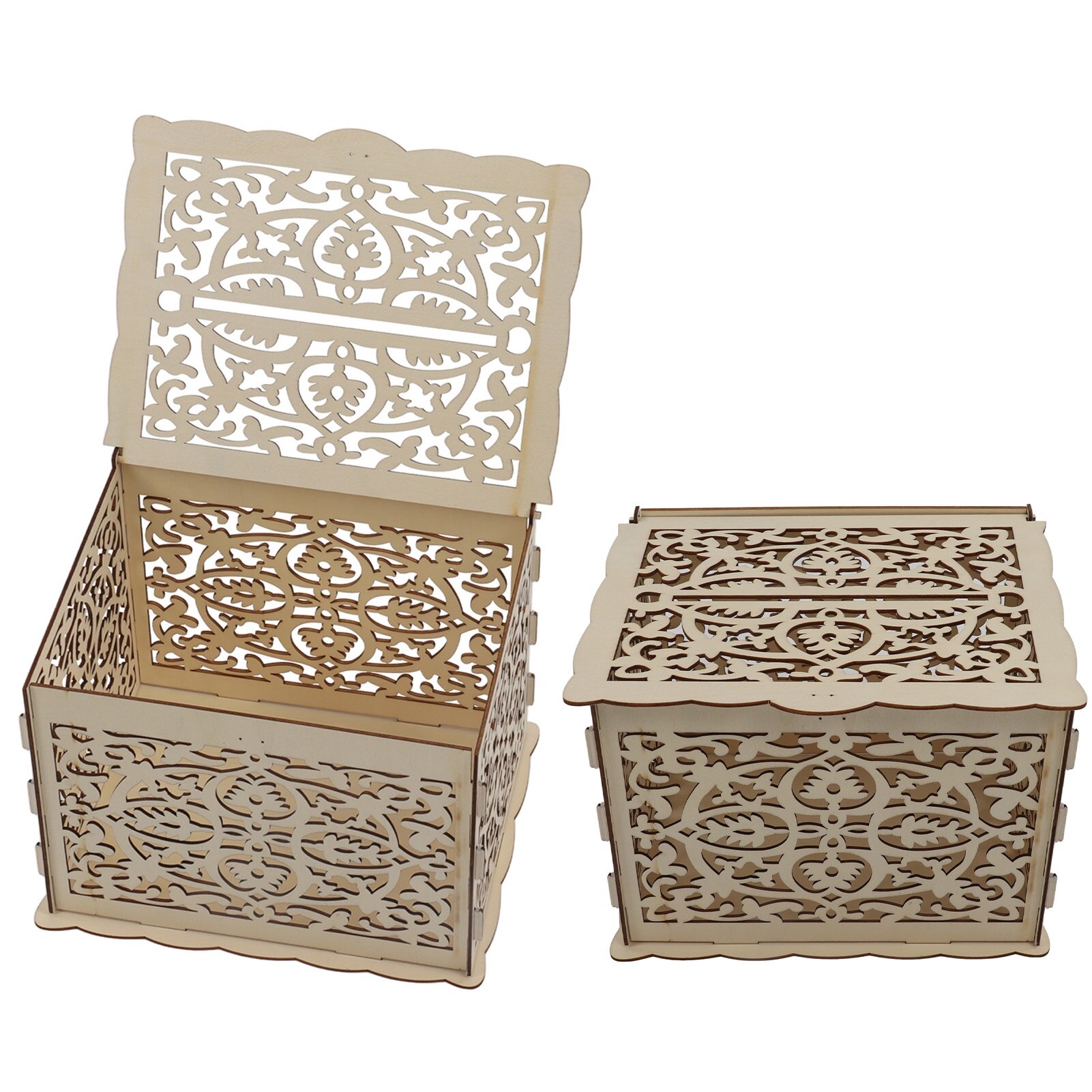 Cutie din lemn DIY, Mmgoqqt, maro, 20x15x10cm - eMAG.ro