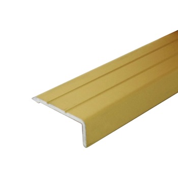 Profil aluminiu pentru scara Auriu 25*10mm/270cm-negaurit,PM32672-N Profil aluminiu pentru scara Auriu 25*10mm/270cm-negaurit,PM32672-N