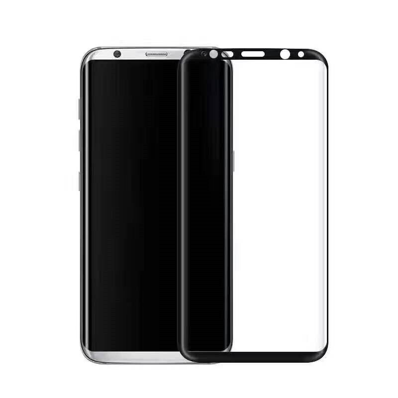 Folie sticla securizata 4D curbata pentru Samsung Galaxy S8 Plus ,negru