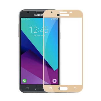 Folie sticla securizata fullsize pentru Samsung Galaxy J7 2017 (versiune US) SM-J727, auriu Folie sticla securizata fullsize pentru Samsung Galaxy J7 2017 (versiune US) SM-J727, auriu