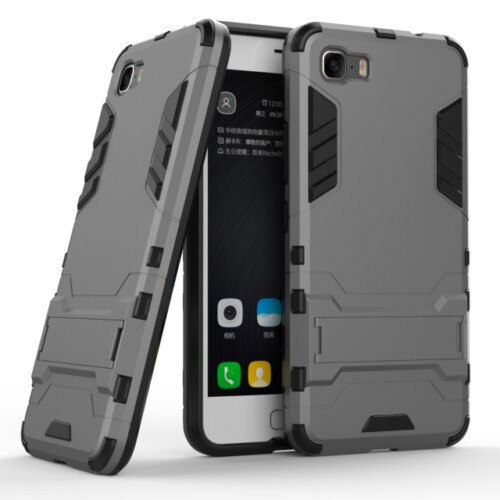 Husa hibrid g-shock pentru Asus Zenfone 3s Max ZC521TL, gri