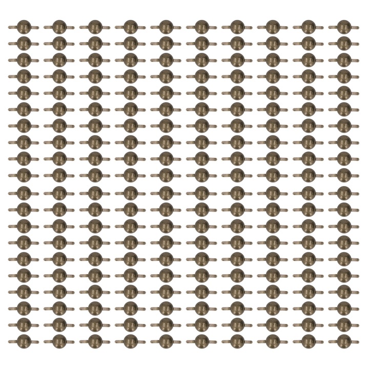 Set 200 capse decorative pentru tapiterie/imbracaminte, Enforose, metal