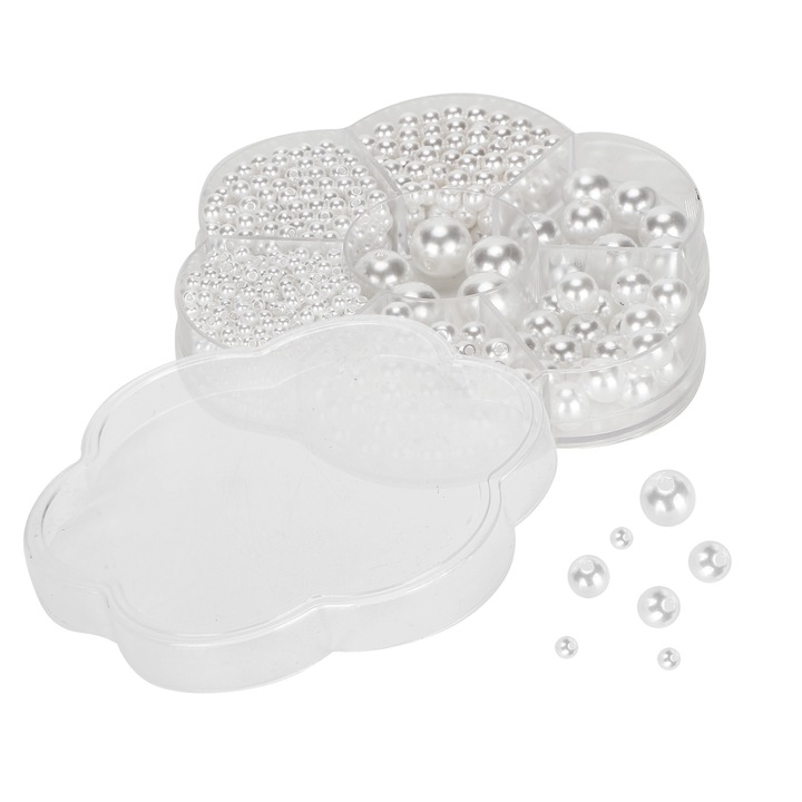 Set 1150 margele, Enforose, Alb