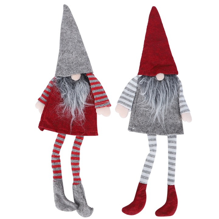 Vörösboros üveg takaró, Jormftte, Mikulás figura, 27x11.5cm, karácsonyi parti dekoráció