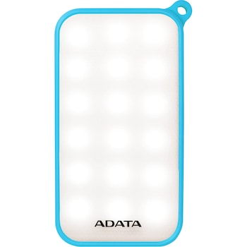 Acumulator extern ADATA D8000L Durable, 2xUSB, Full LED, 8000 mAh, Blue Acumulator extern ADATA D8000L Durable, 2xUSB, Full LED, 8000 mAh, Blue