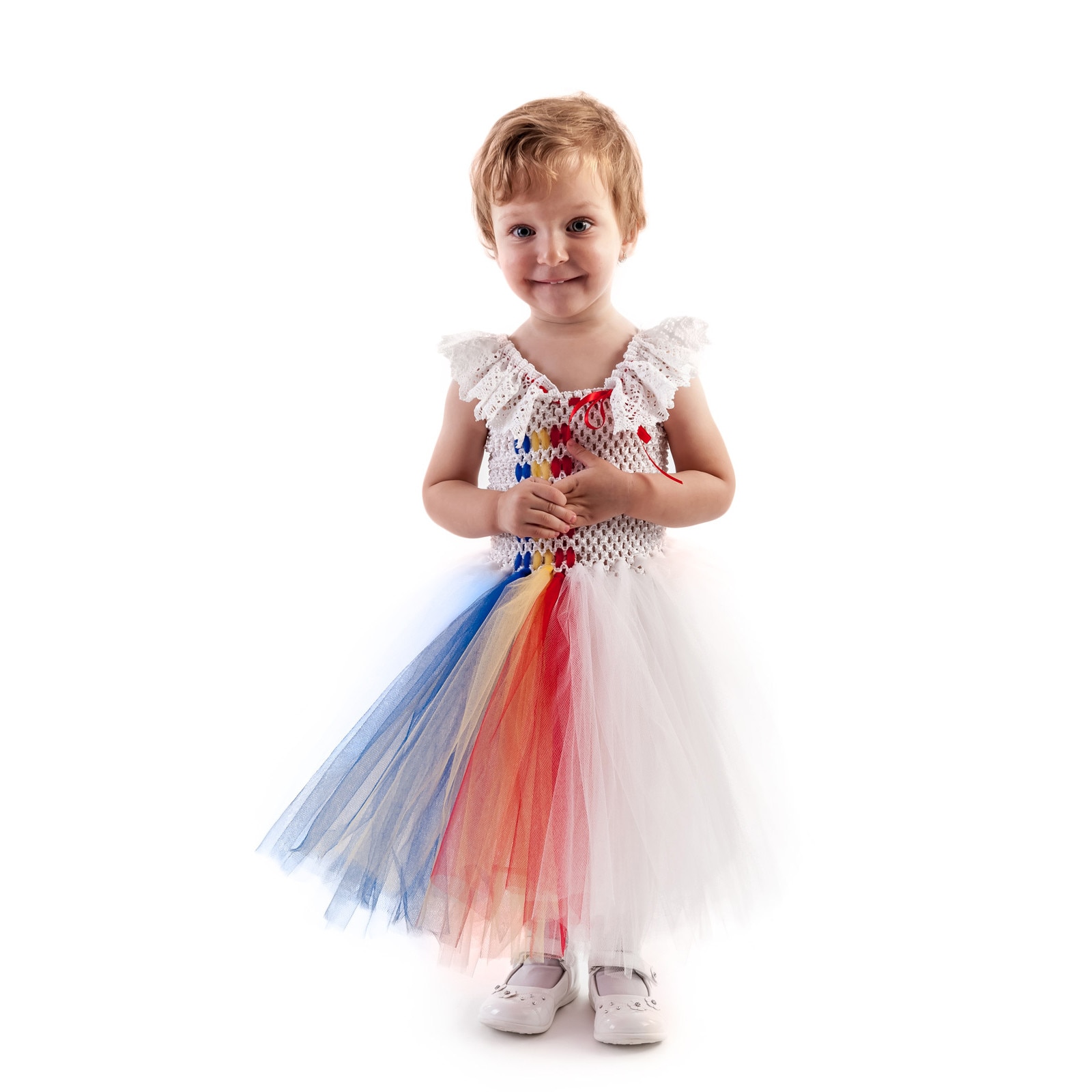 Rochita copii tutu Romancuta, 0-1 ani, Handmade in Romania