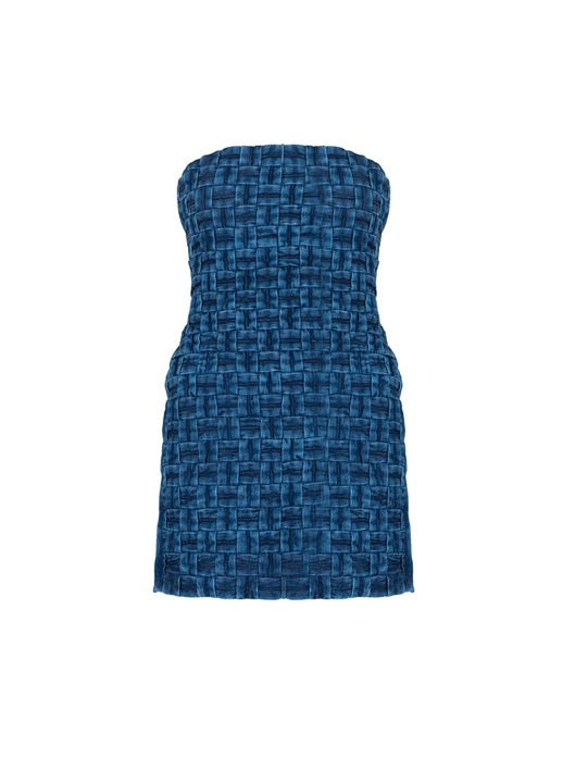 Rochie dama Pinko, bumbac, albastru, 34 EU