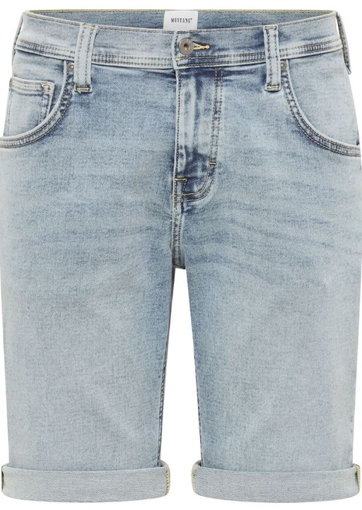 Férfi rövid farmer, Mustang, pamut/elasztán, világoskék