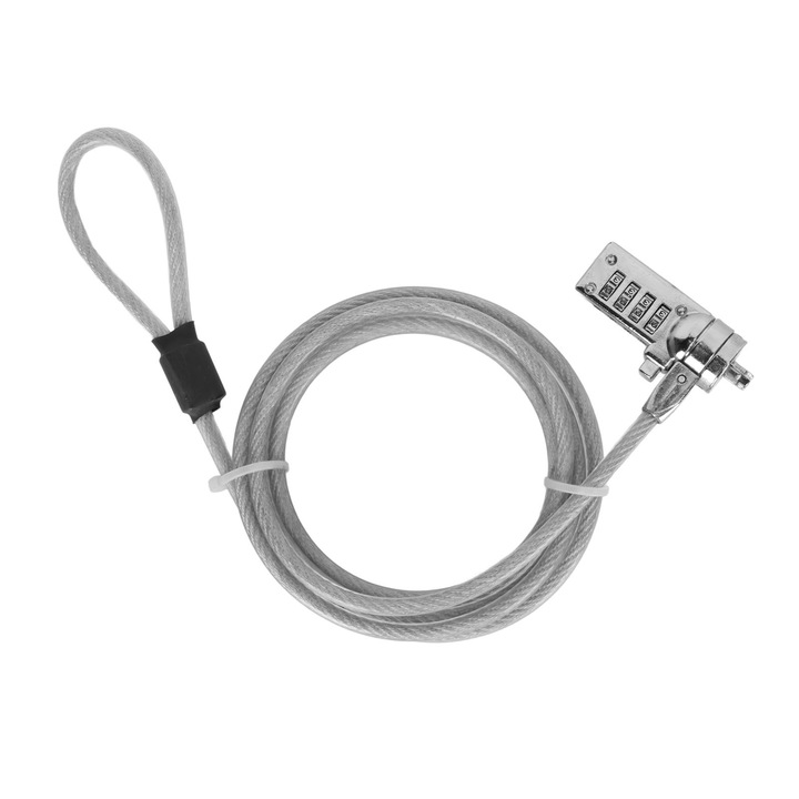 Заключване за лаптоп Защитен кабел Удебеляване Укрепване Комбинирано заключване Кабел за заключване на велосипед