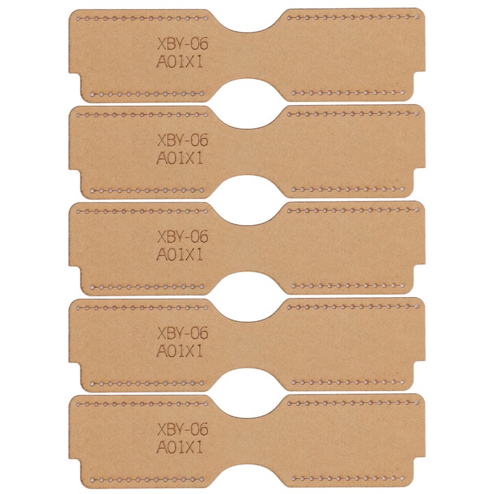 Set 5 sabloane acrilice din piele Enforose