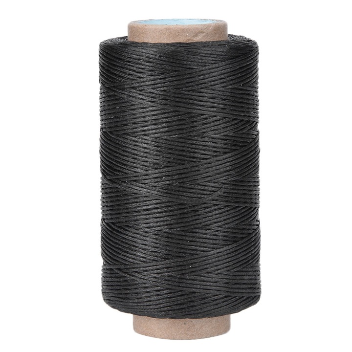 Papiota de ata Enforose, 250m, 150D, viaszolt, fekete