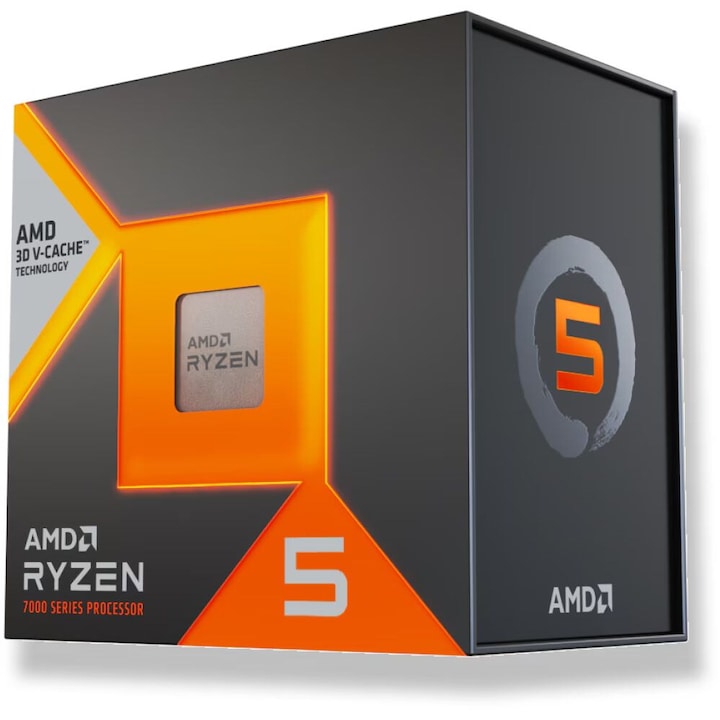Процесор AMD Ryzen 5 7600X3D (4.1GHz), 4.10 GHz, L3: 96MB, Socket AM5