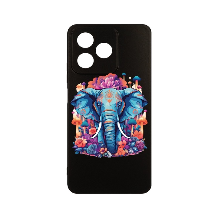 Husa pentru OPPO A40, BestCase® Slim SIlicon, Dream Colors - Elephant, Protectie Camera, Antisoc, Rezistenta la uzura, c-B 1574