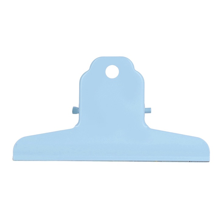 Кламер за хартия, 10x5.2x3.5см, син