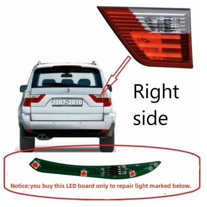 Kit reparatie tripla Ventoo®, modul pentru lampa pozitie spate, compatibil BMW X3, E83, facelift LCI, cod compatibil 7162214, montaj pe portbagaj haion, dreapta