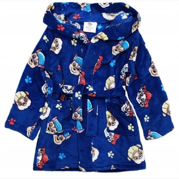 Детски халат Paw Patrol, Тъмно син, 98/104