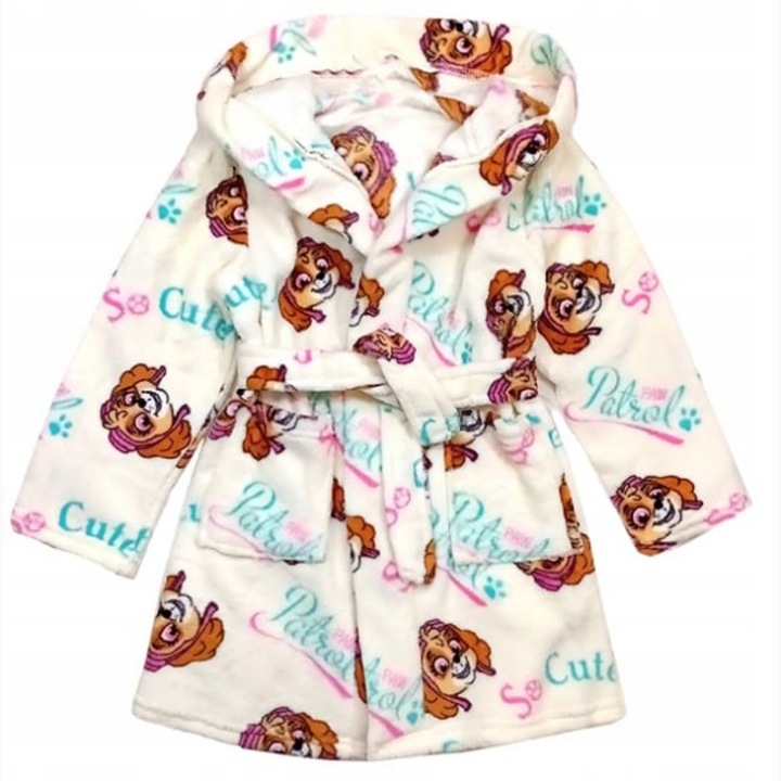 Детски халат Скай Paw Patrol, Екрю, 110/116