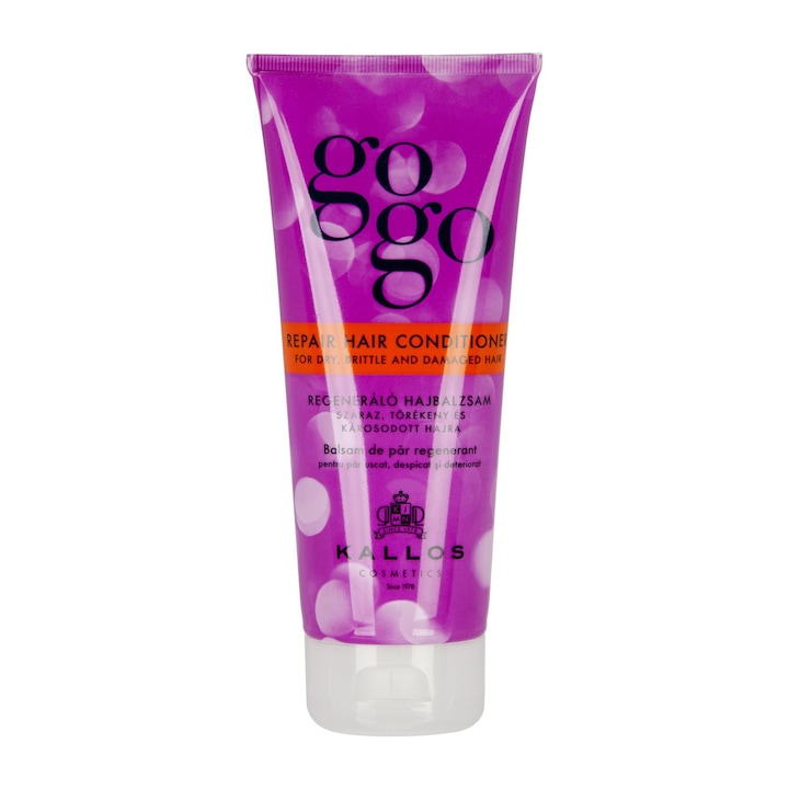 Kallos GoGo Repair Hair Conditioner balsam hranitor pentru par uscat, fara stralucire 200 ml
