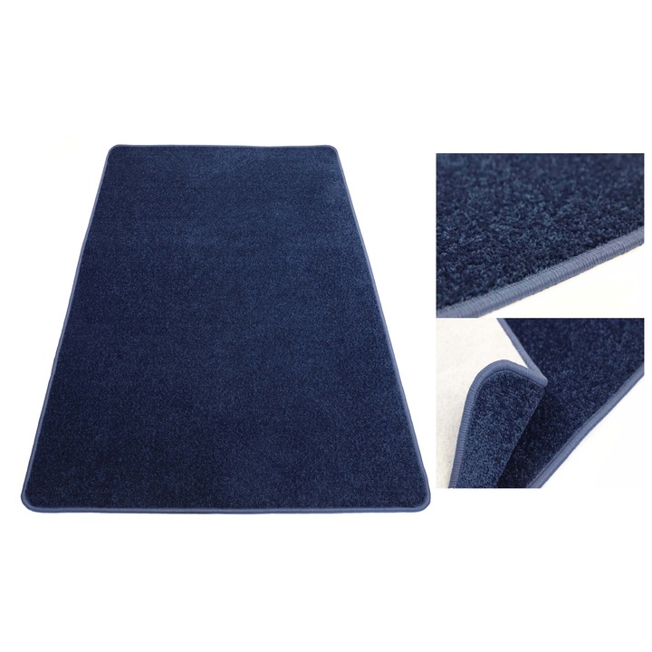 Килим, elSimone, полипропилен, 300 x 250, обикновен, правоъгълник, син