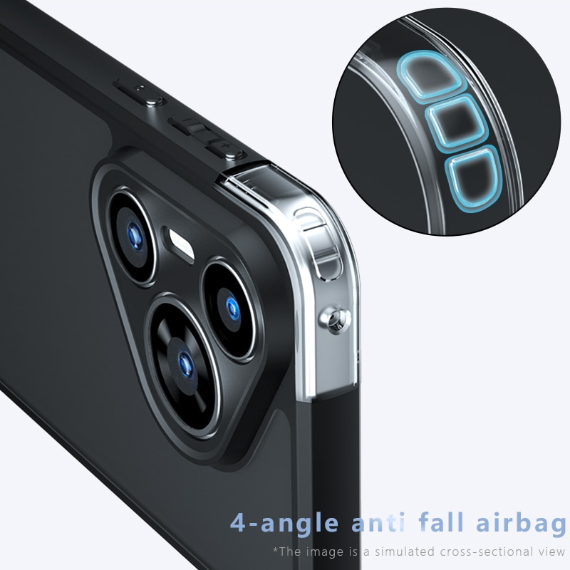 Husa magnetica, Silicon, compatibila Huawei Pura70 Pro, incarcare wireless, negru/gri