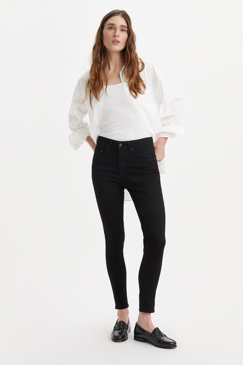 Levi's, Скини дънки 721® c висока талия, Tъмносив