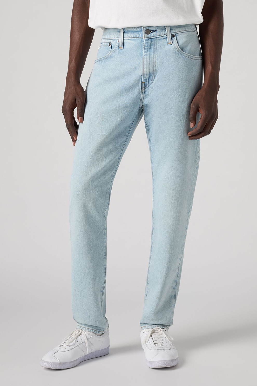 Levi's, Blugi slim fit cu croiala conica 512™, Albastru mineral, W36-L32