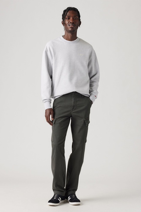 Levi's, Карго панталон със средна талия, Tъмносив