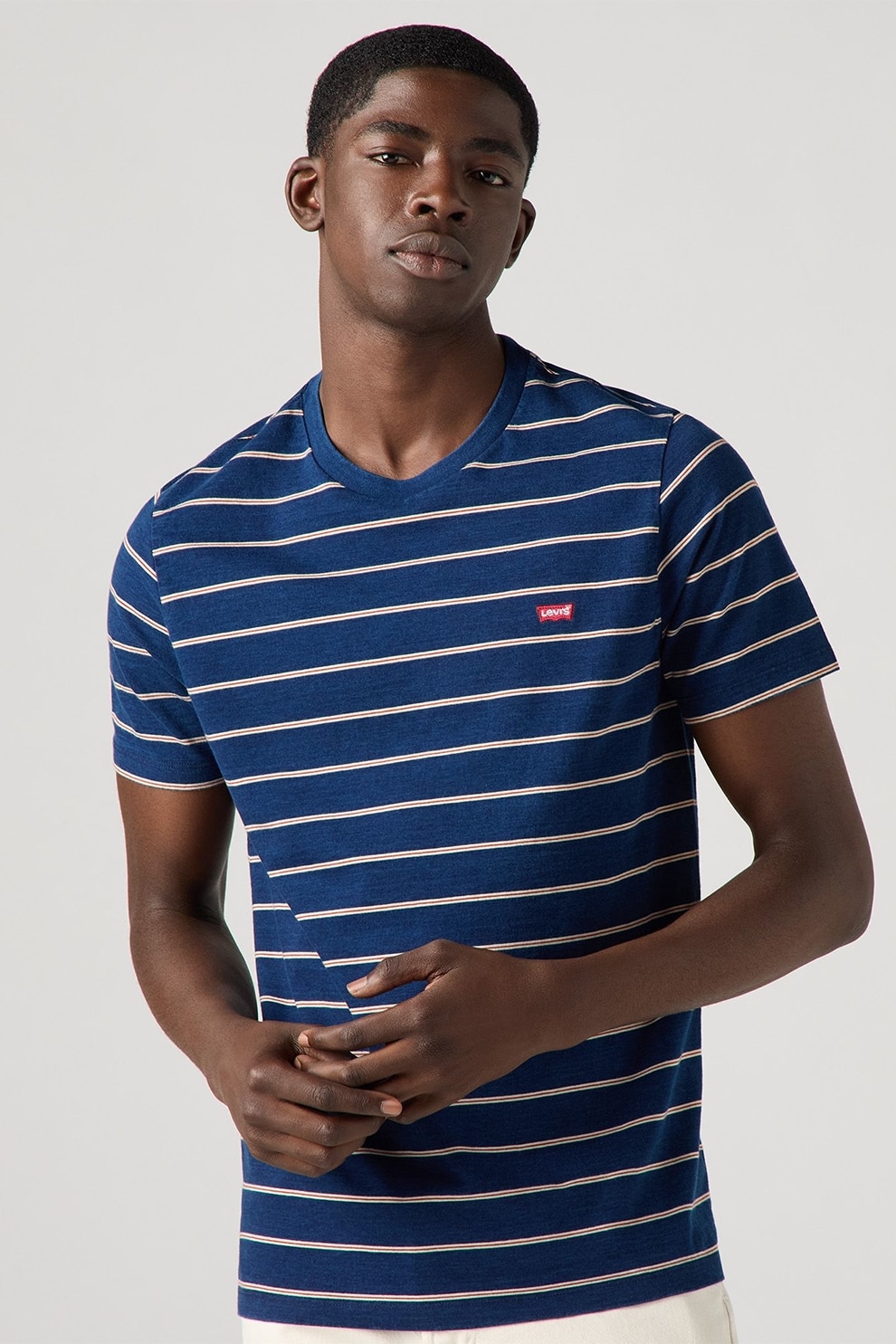 Levi's, Tricou cu decolteu rotund, Indigo, L