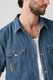 Levi's, Camasa relaxed fit cu maneci scurte, Albastru denim, M