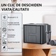 Boxa portabila karaoke, Lurelia, Sistem audio Bluetooth, Cu 2 microfoane wireless, 7 efecte sonore distractive, Conexiune Bluetooth/USB/TF/AUX, Potrivit pentru petreceri interioare si exterioare, Negru
