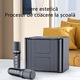 Boxa portabila karaoke, Lurelia, Sistem audio Bluetooth, Cu 2 microfoane wireless, 7 efecte sonore distractive, Conexiune Bluetooth/USB/TF/AUX, Potrivit pentru petreceri interioare si exterioare, Negru