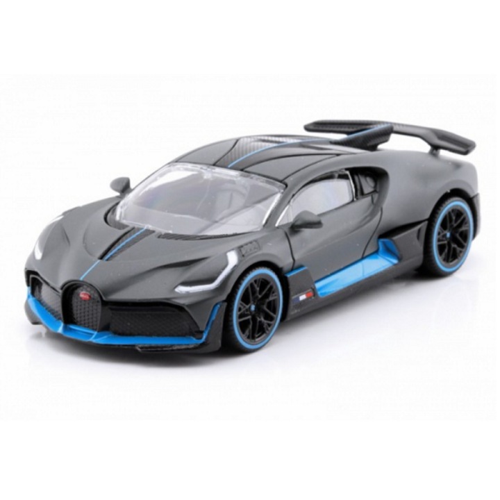 Bugatti Divo autómodell, szürke, MondoMotors 1/43