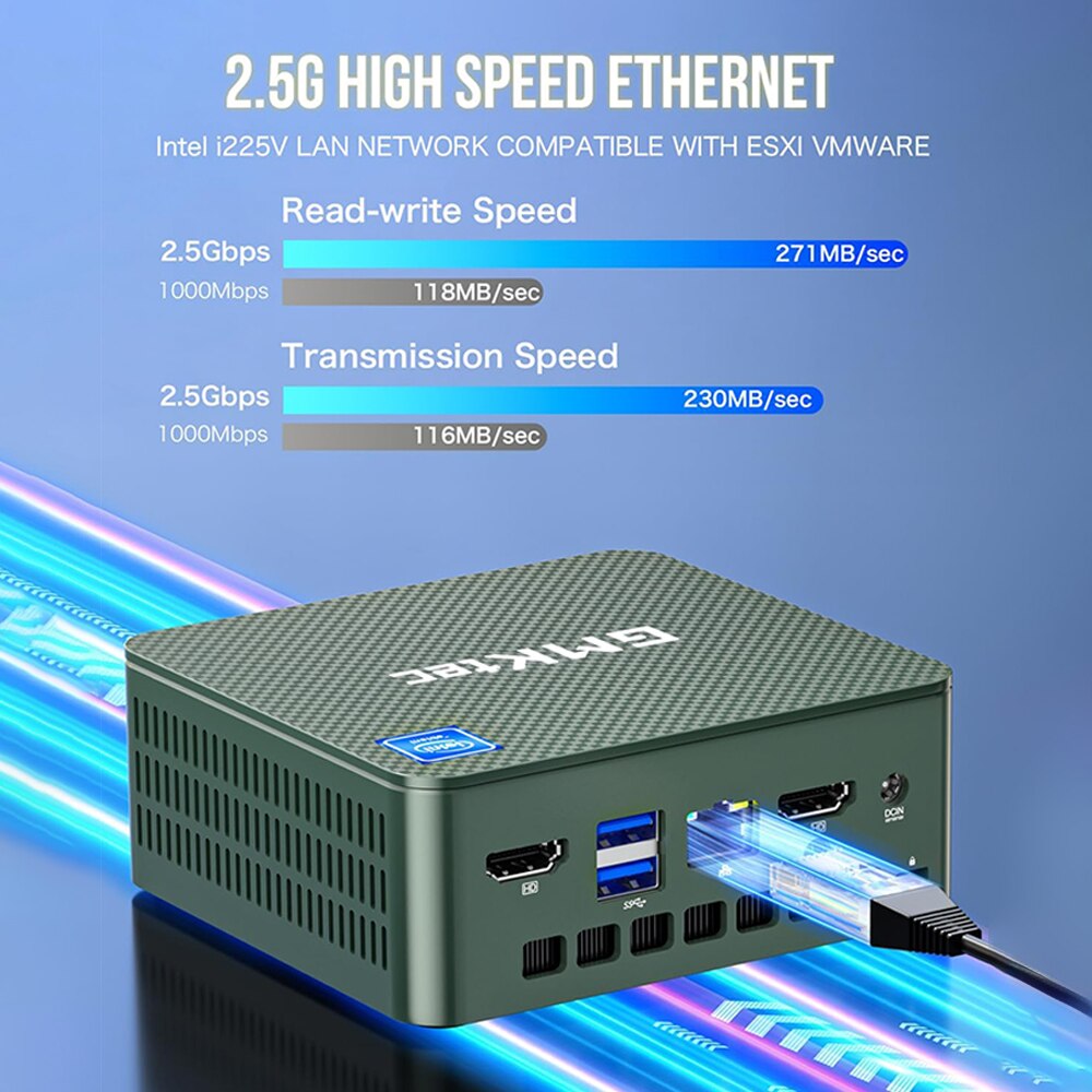 GMKtec G3 Intel N100 / 8GB / 256GB ミニPC Mini PC GMKtec G3, procesor Alder Lake N100, 8GB RAM, 256GB ROM