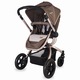 Carucior 2 in 1 DHS Baby COCCOLLE ORO, maro