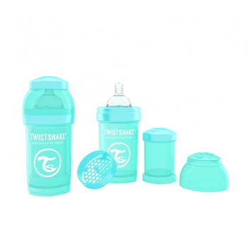 Biberon Twistshake 180 ml, Turcoaz Biberon Twistshake 180 ml, Turcoaz
