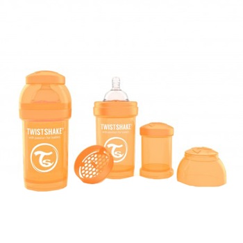 Biberon Twistshake 260 ml, Portocaliu Biberon Twistshake 260 ml, Portocaliu