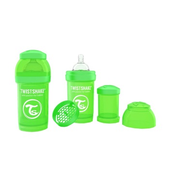 Biberon Twistshake 260 ml, Verde Biberon Twistshake 260 ml, Verde