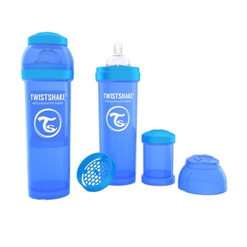 Biberon Twistshake 330 ml, Albastru Biberon Twistshake 330 ml, Albastru