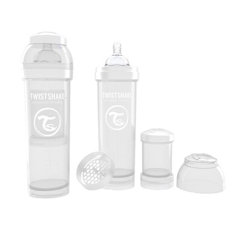 Biberon Twistshake 330 ml, Alb Biberon Twistshake 330 ml, Alb