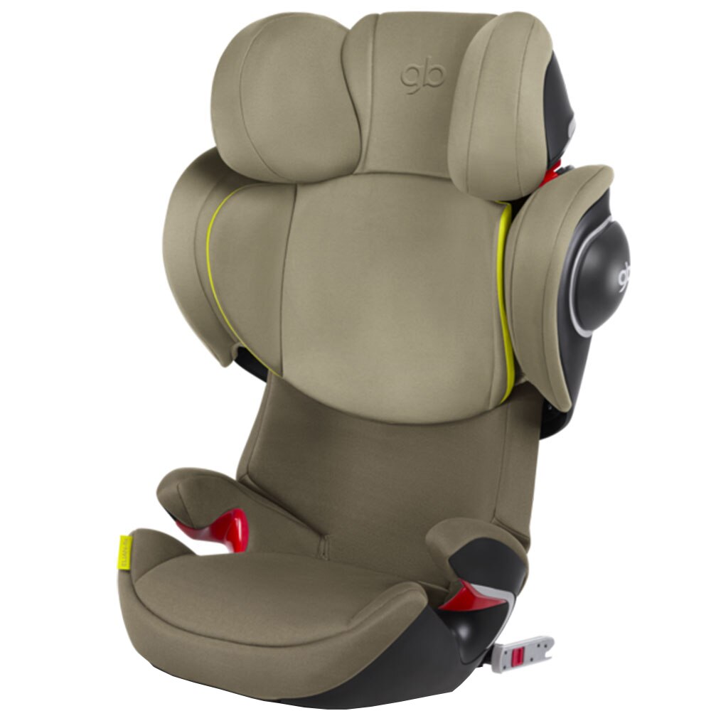 Scaun auto ISOFIX GB Elian-fix, Lizard Khaki, 15-36 kg, Kaki