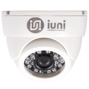 Camera supraveghere iUni ProveCam C071, CMOS, 700 linii, 24 led IR, lentila fixa 3.6mm, Alb Camera supraveghere iUni ProveCam C071, CMOS, 700 linii, 24 led IR, lentila fixa 3.6mm, Alb