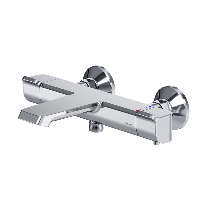 AM.PM Flash FNA50000 термостатна батерия за вана, термостатна батерия за вана и душ, хром