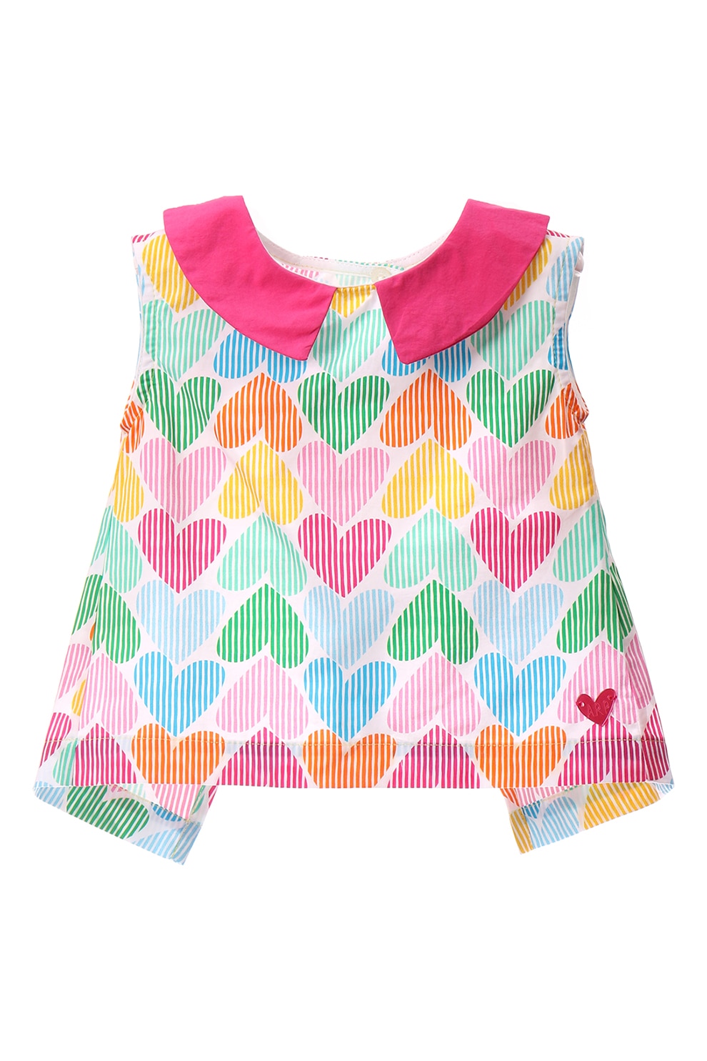 Agatha Ruiz de la Prada, Top de bumbac cu slit pe partea din spate, Multicolor, 116 CM