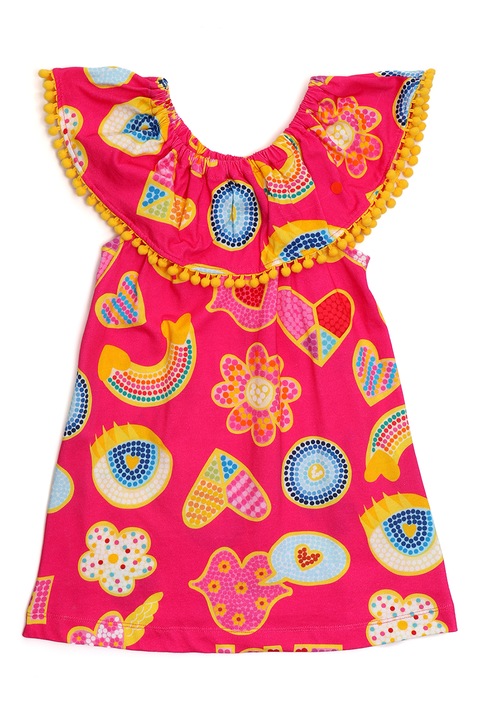 Agatha Ruiz de la Prada, Памучна рокля с помпон, Многоцветен