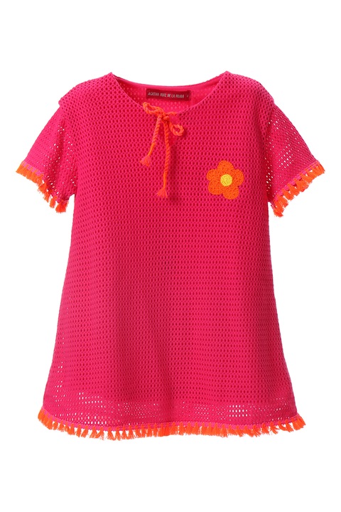 Agatha Ruiz de la Prada, Памучна рокля с кроше, Фуксия