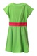 Agatha Ruiz de la Prada, Rochie de bumbac cu insertie contrastanta, Verde